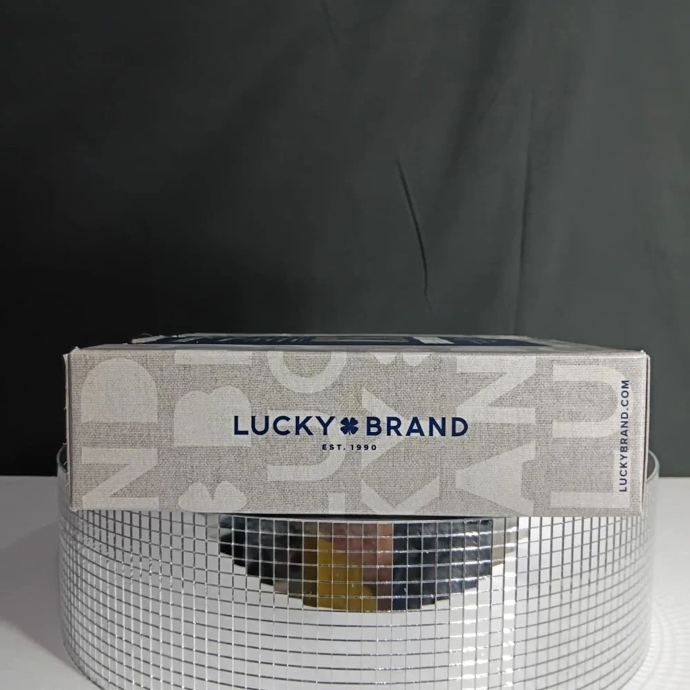 Lucky Brand Blue and Gray Boxer Briefs 3-Pack brand new